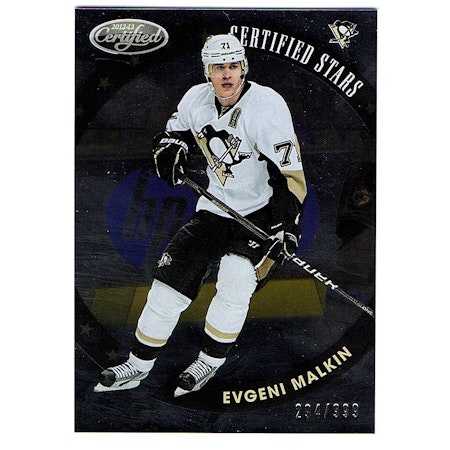2012-13 Certified Stars #S2 Evgeni Malkin (40-X26-PENGUINS)