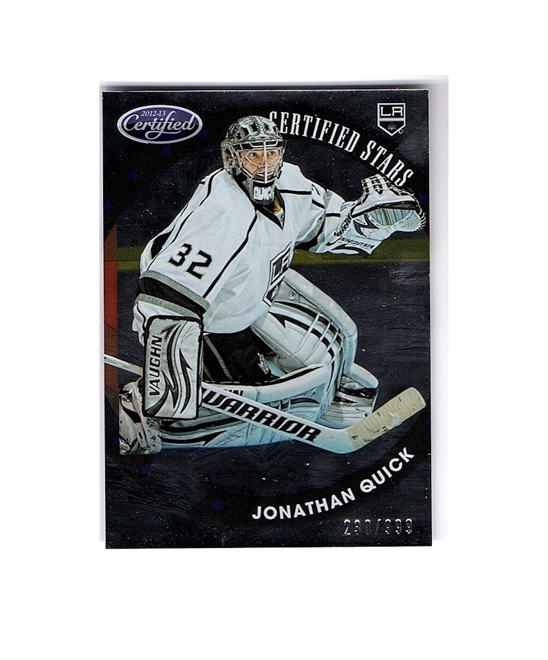 2012-13 Certified Stars #S5 Jonathan Quick (25-X109-NHLKINGS)