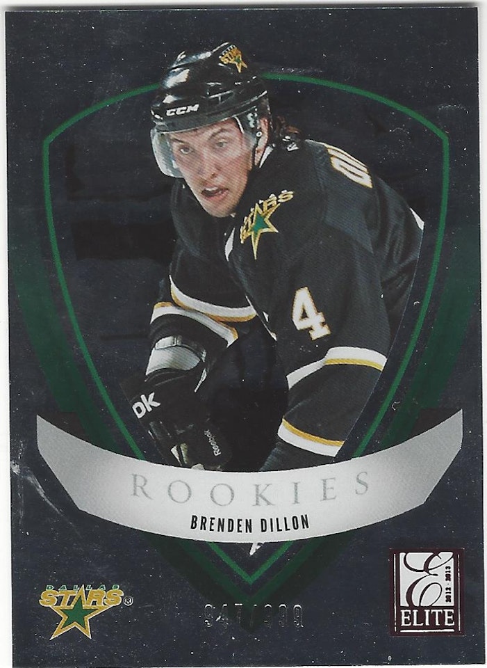 2012-13 Elite Rookies #23 Brenden Dillon (15-140x8-NHLSTARS)