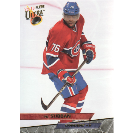 2012-13 Fleer Retro 1993-94 Ultra #9314 P.K. Subban (15-X19-CANADIENS)