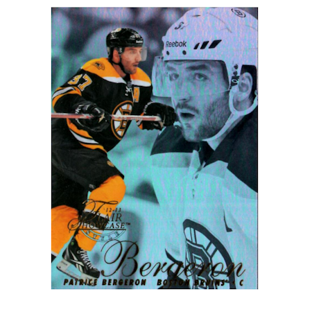 2012-13 Fleer Retro Flair Showcase Row 2 #43 Patrice Bergeron (15-X99-BRUINS)