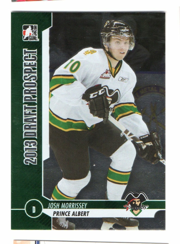 2012-13 ITG Draft Prospects #22 Josh Morrissey (12-X72-OTHERS)