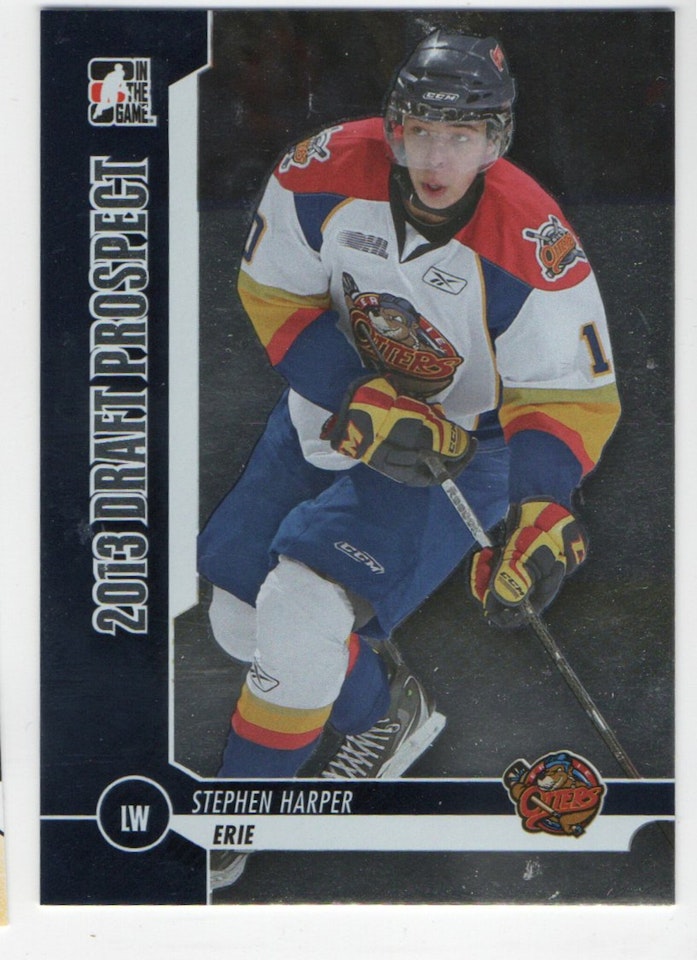 2012-13 ITG Draft Prospects #44 Stephen Harper (15-X72-OTHERS)