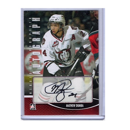 2012-13 ITG Heroes and Prospects Autographs #AMD Mathew Dumba (50-X8-OTHERS)