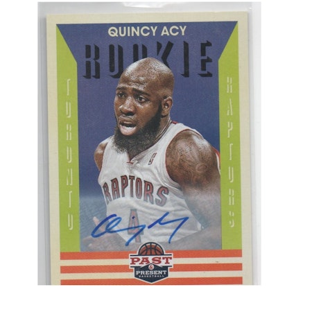 2012-13 Panini Past and Present Signatures #200 Quincy Acy (30-X260-NBARAPTORS)