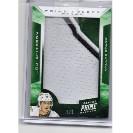 2012-13 Panini Prime Colors Patch #23 Loui Eriksson (500-X86-NHLSTARS)