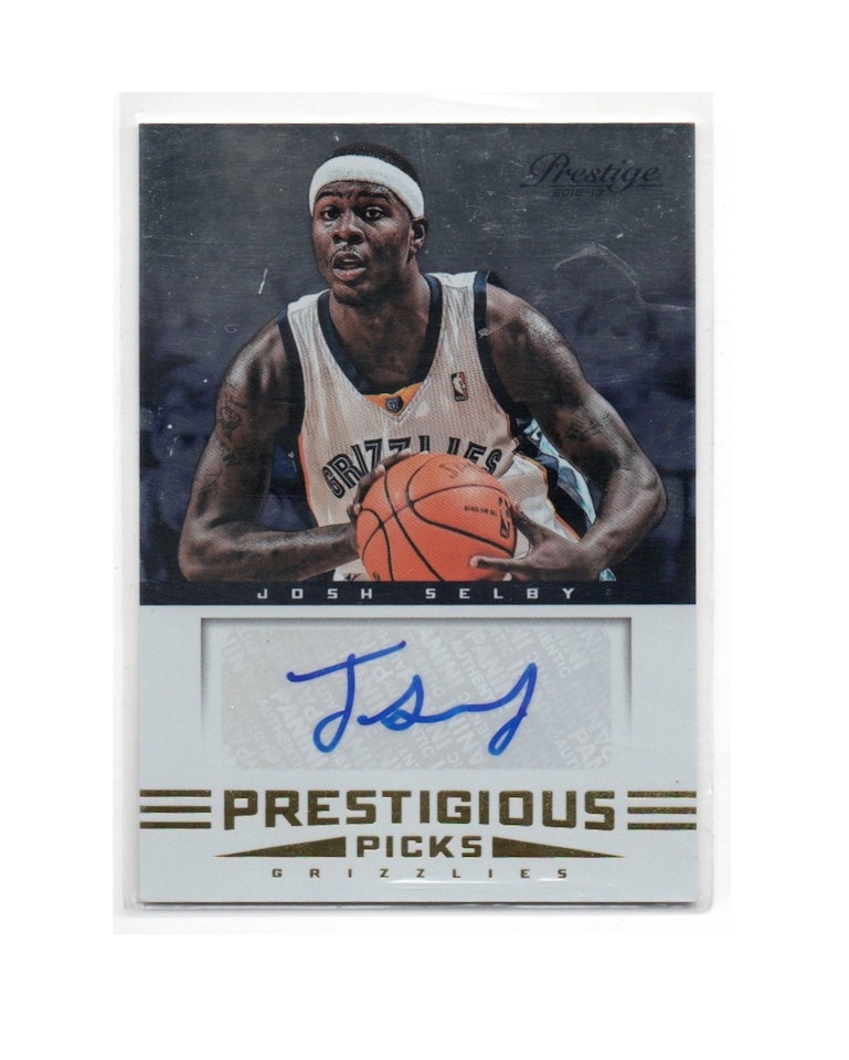 2012-13 Prestige Prestigious Picks Signatures #40 Josh Selby (30-X254-NBAGRIZZLIES)