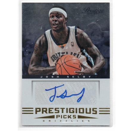2012-13 Prestige Prestigious Picks Signatures #40 Josh Selby (30-X254-NBAGRIZZLIES)