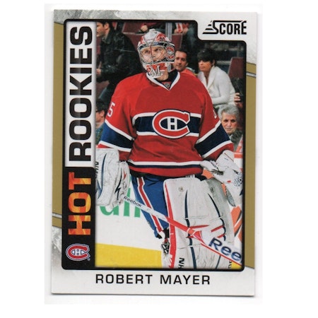 2012-13 Score Gold Rush #533 Robert Mayer HR (10-X236-RC-CANADIENS)