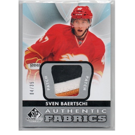 2012-13 SP Game Used Authentic Fabrics Patches #AFSV Sven Baertschi (80-X206-FLAMES)