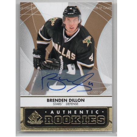 2012-13 SP Game Used Gold Autographs #120 Brenden Dillon (60-X282-NHLSTARS)
