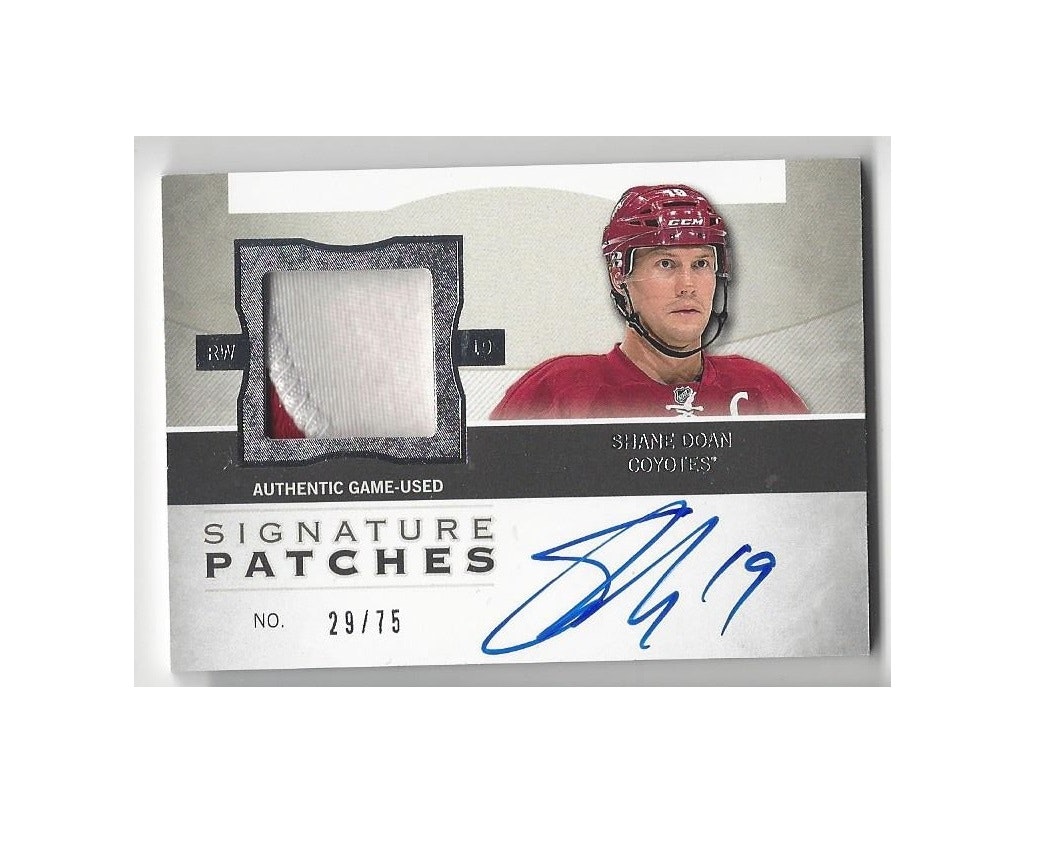 2012-13 The Cup Signature Patches #SPSD Shane Doan (250-X104-COYOTES)