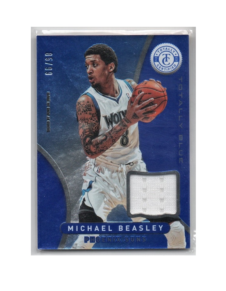 2012-13 Totally Certified Blue Materials #75 Michael Beasley (30-X246-NBASUNS)