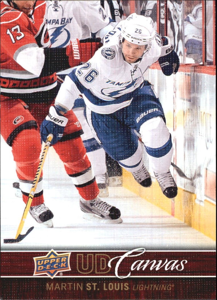 2012-13 Upper Deck Canvas #C77 Martin St. Louis (12-X310-LIGHTNING)