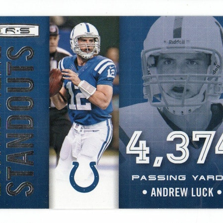 2013 Rookies and Stars Statistical Standouts #25 Andrew Luck (15-X291-NFLCOLTS)