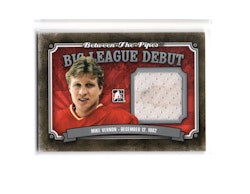 2013-14 Between the Pipes Big League Debut Jerseys Silver #BLD07 Mike Vernon (40-X283-FLAMES)