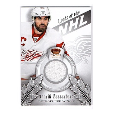 2013-14 Crown Royale Lords of the NHL Materials #LHZ Henrik Zetterberg (50-X7-RED WINGS)