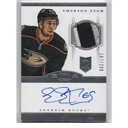 2013-14 Dominion #131 Emerson Etem JSY AU299 RC (50-X266-DUCKS)