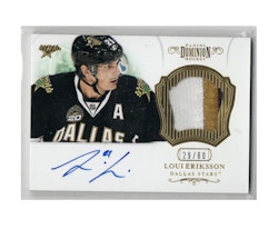 2012-13 Dominion Patches Autographs #46 Loui Eriksson (300-X29-NHLSTARS)