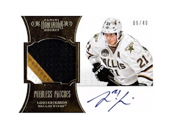 2012-13 Dominion Peerless Patches Autographs #46 Loui Eriksson (300-X242-NHLSTARS)