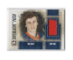 2012-13 ITG Superlative Patches Silver #SP21 Mike Bossy (100-X151-ISLANDERS)
