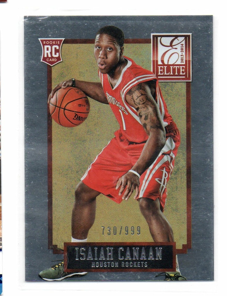 2013-14 Elite #202 Isaiah Canaan RC (15-X303-NBAROCKETS)
