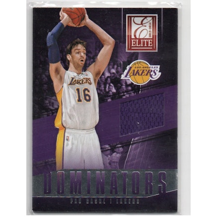 2013-14 Elite Dominators Materials #21 Pau Gasol (40-X253-NBALAKERS)