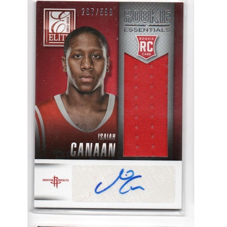 2013-14 Elite Rookie Essentials Autograph Jerseys #25 Isaiah Canaan (40-X248-NBAROCKETS)