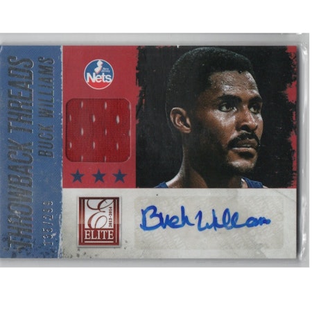 2013-14 Elite Throwback Threads Autographs #18 Buck Williams (60-X245-NBANETS)