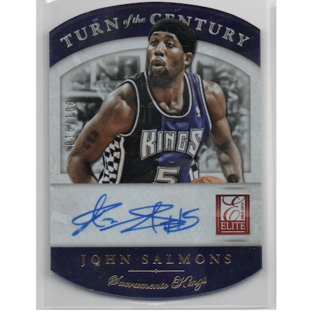 2013-14 Elite Turn of the Century Autographs #78 John Salmons (40-X242-NBAKINGS)