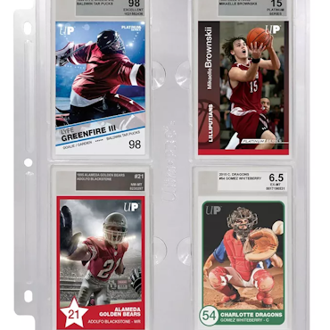 4-Pocket Page for Graded Beckett Slabs (10-pack)