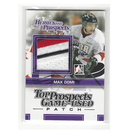 2013-14 ITG Heroes and Prospects Top Prospects Jersey Patches #TPM03 Max Domi (150-X141-COYOTES)