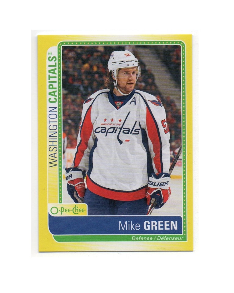 2013-14 O-Pee-Chee Stickers #SGR Mike Green (10-X209-CAPITALS)