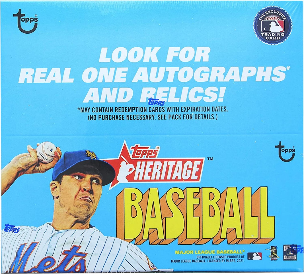 2021 Topps Heritage Baseball (Retail 24 Pack Box)