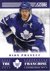 2013-14 Score Franchise #27 Dion Phaneuf (12-X48-MAPLE LEAFS)