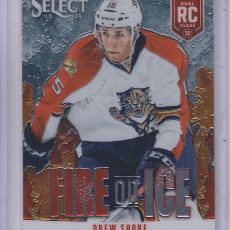 2013-14 Select Fire on Ice Rookies #FR15 Drew Shore (10-X10-NHLPANTHERS)