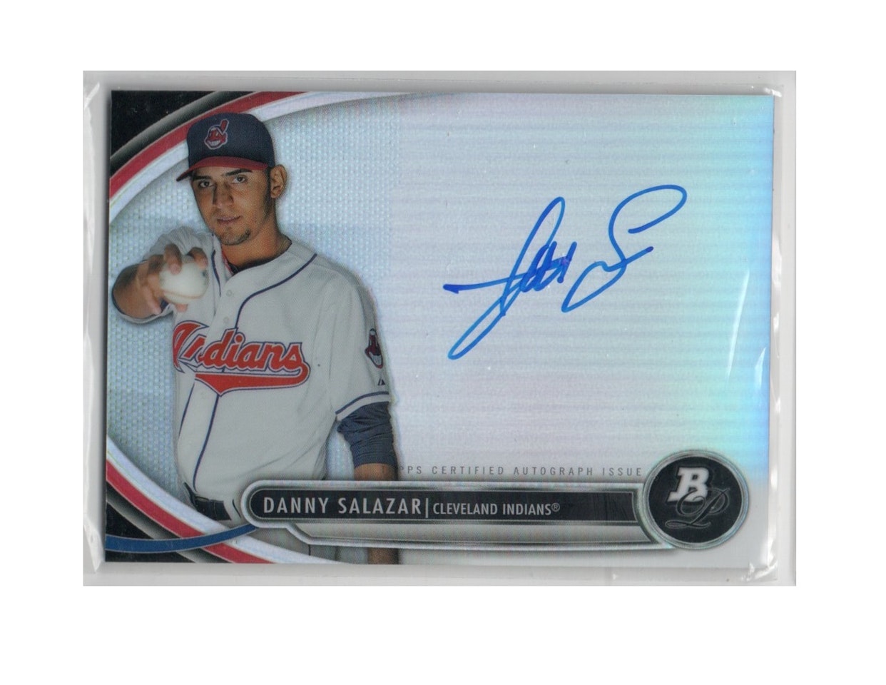 2013 Bowman Platinum Prospect Autographs #DS Danny Salazar (30-X243-MLBINDIANS)