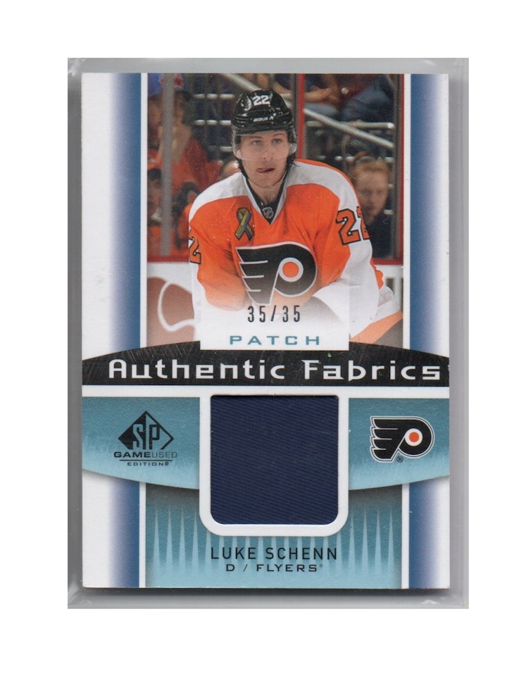 2013-14 SP Game Used Authentic Fabrics Patches #AFLS Luke Schenn (80-X187-FLYERS)
