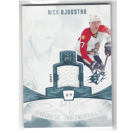 2013-14 SPx Rookie Materials #RMNB Nick Bjugstad (30-X94-NHLPANTHERS)