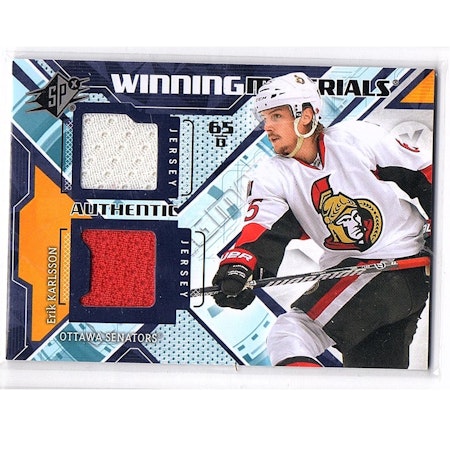 2013-14 SPx Winning Materials #WMEK Erik Karlsson C (40-X61-SENATORS)