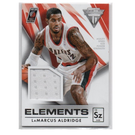 2013-14 Panini Titanium Elements Jerseys #17 LaMarcus Aldridge (40-X260-NBATRAILBLAZERS)