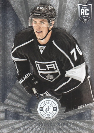 2013-14 Totally Certified #207 Tanner Pearson RC (10-X9-NHLKINGS)