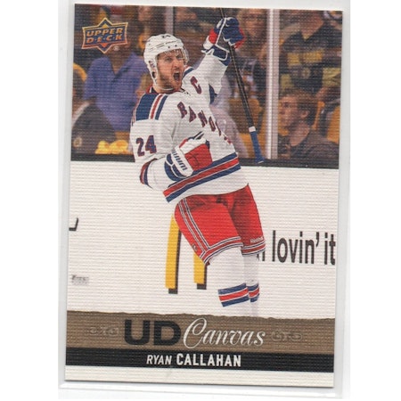 2013-14 Upper Deck Canvas #C13 Ryan Callahan (12-X162-RANGERS)