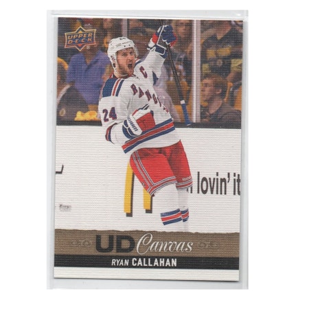 2013-14 Upper Deck Canvas #C13 Ryan Callahan (12-X223-RANGERS)