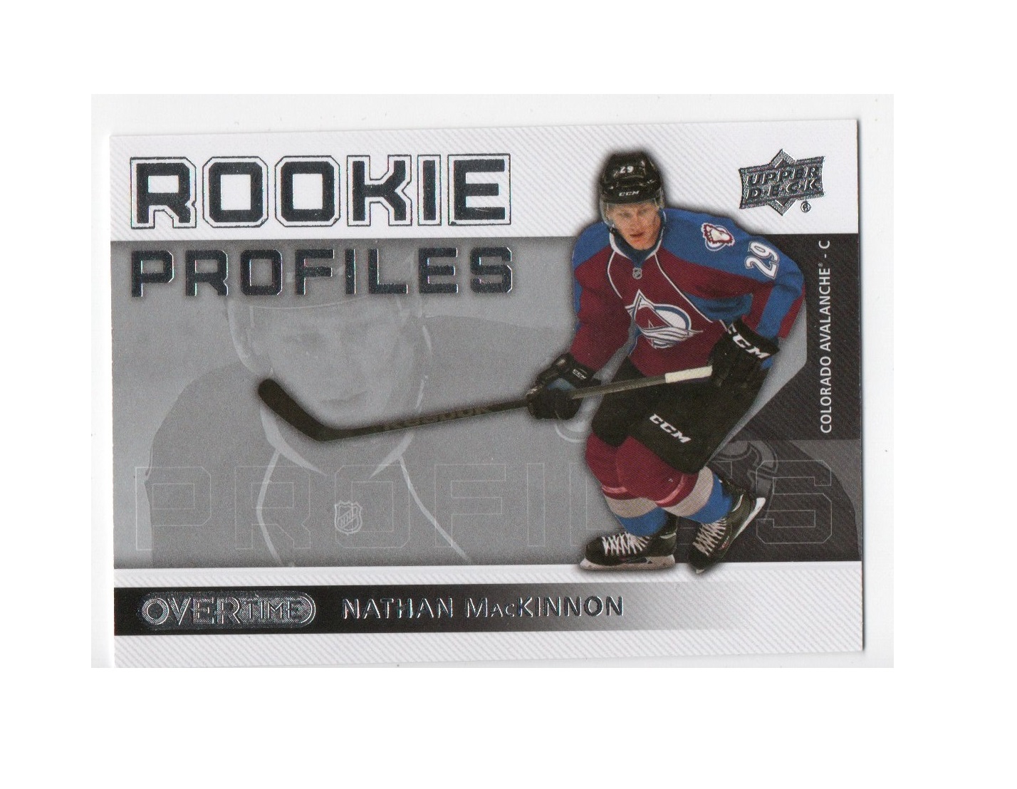 2013-14 Upper Deck Overtime Rookie Profiles #RP31 Nathan MacKinnon (40-X58-AVALANCHE)