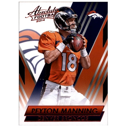 2014 Absolute Retail Red #80 Peyton Manning (20-X278-NFLBRONCOS)