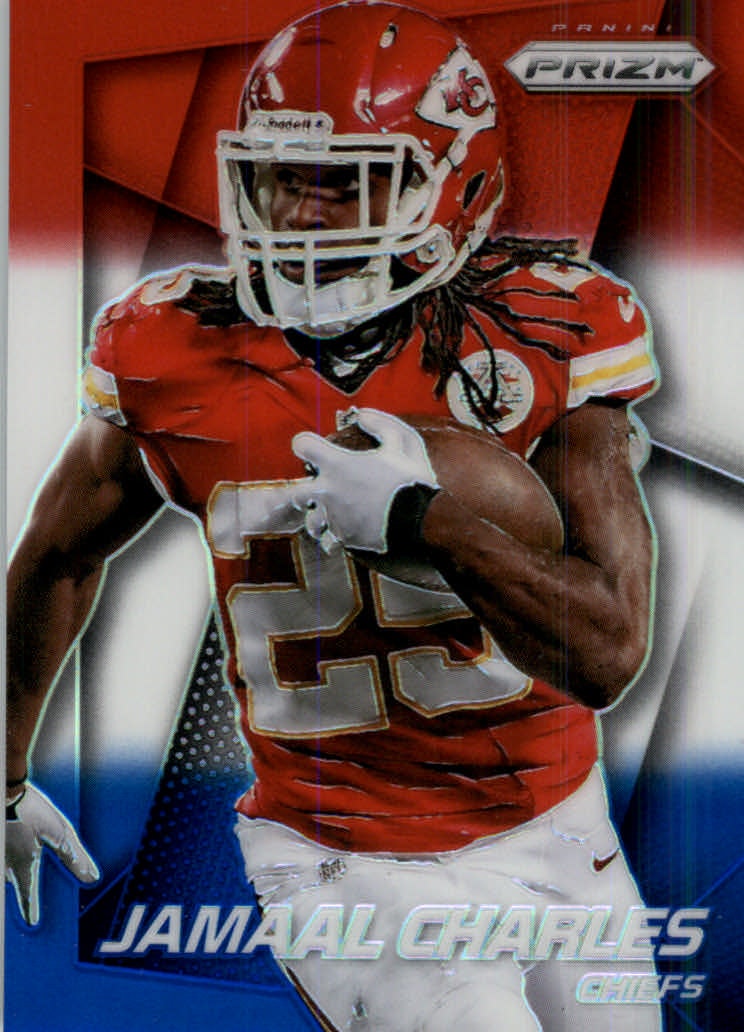 2014 Panini Prizm Prizms Red White and Blue #46 Jamaal Charles (25-X312-NFLCHIEFS)