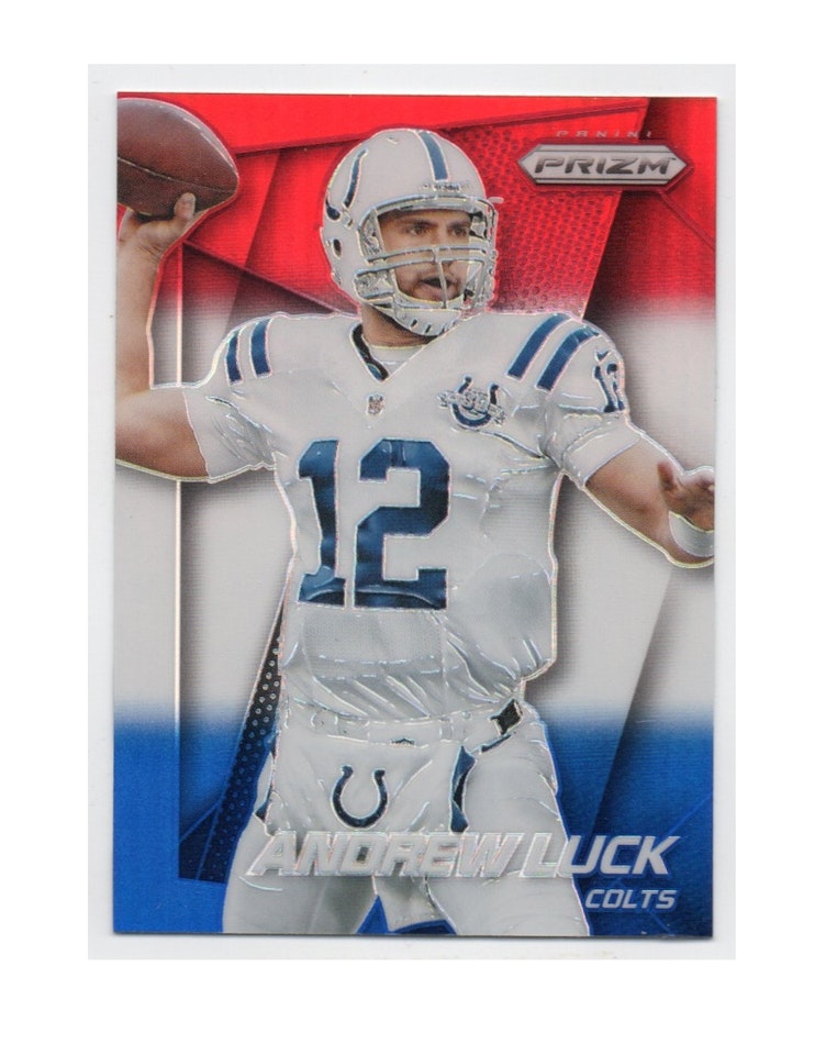 2014 Panini Prizm Prizms Red White and Blue #129 Andrew Luck (20-X275-NFLCOLTS)