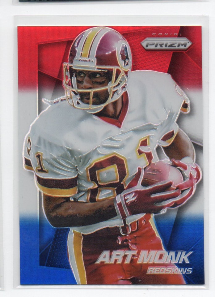 2014 Panini Prizm Prizms Red White and Blue #165 Art Monk (20-X311-NFLREDSKINS)