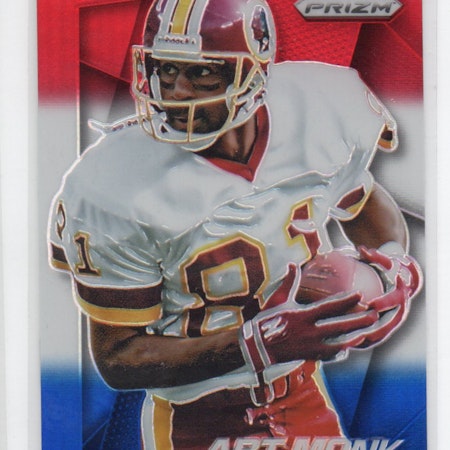 2014 Panini Prizm Prizms Red White and Blue #165 Art Monk (20-X311-NFLREDSKINS)